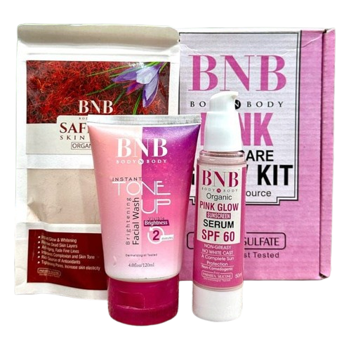 BNB Pink Glow Skincare Kit 3-in-1