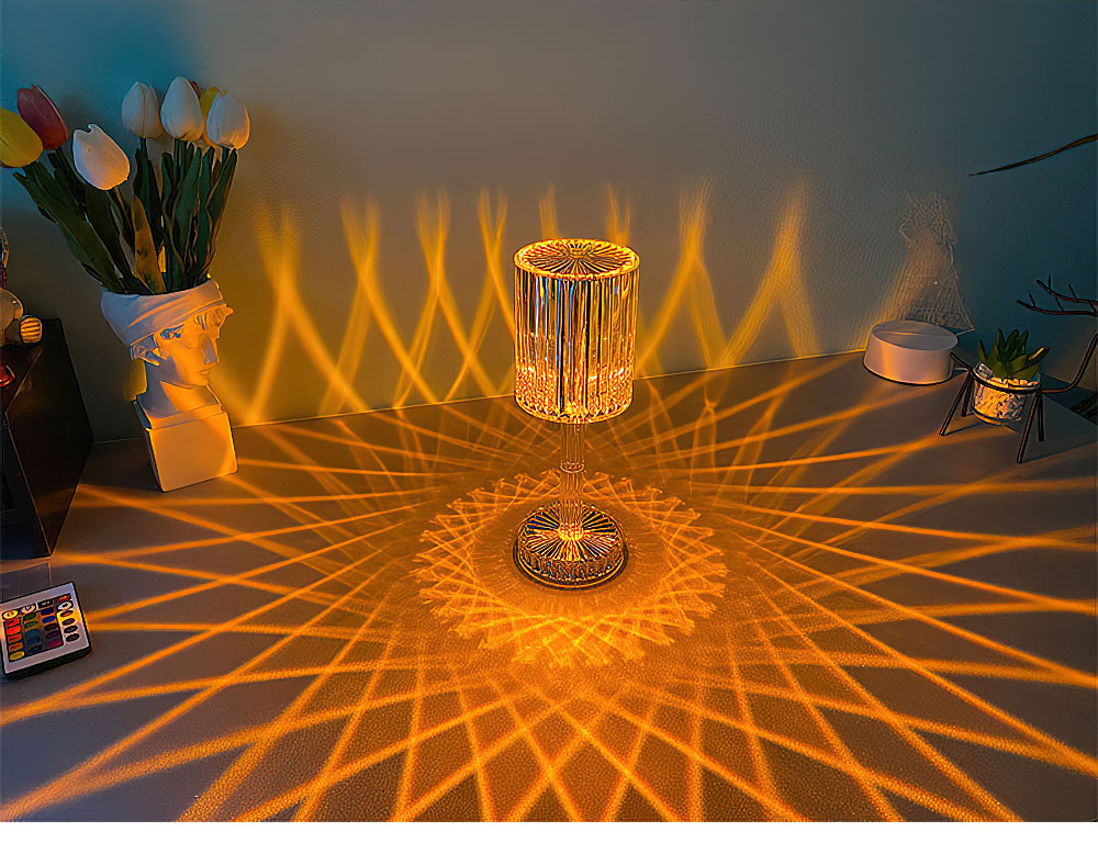 Modern Crystal Table Lamp