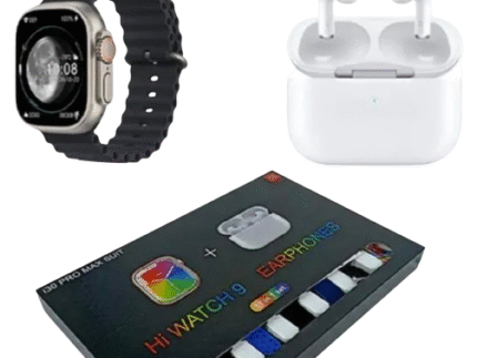 i30 Pro Max Suit Smartwatch with Earbuds