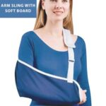 Arm Sling with Broad Soft Collar for Injury Support
