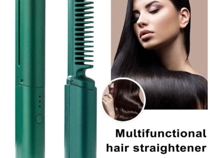 Cordless Hair Straightener Brush USB Rechargeable