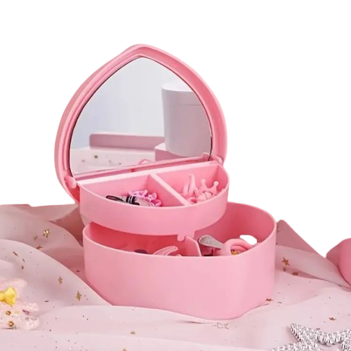 Heart Shape Jewelry Box for Girls