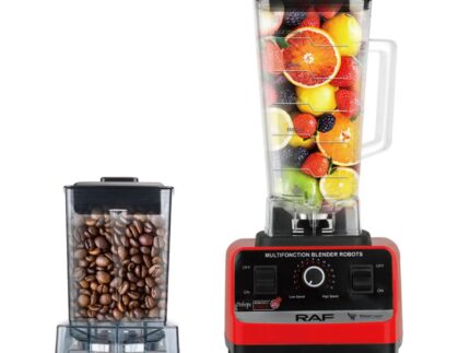 High-Powered Ice Crush Smoothie Blender with Dual Cups & Jar