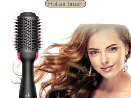 Hot Air Brush 5-in-1 Hair Styler Dryer Curler Comb