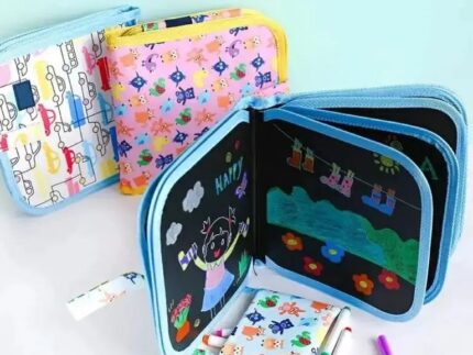 Kids Drawing Blackboard Toy Set with Magic Pen and Chalk